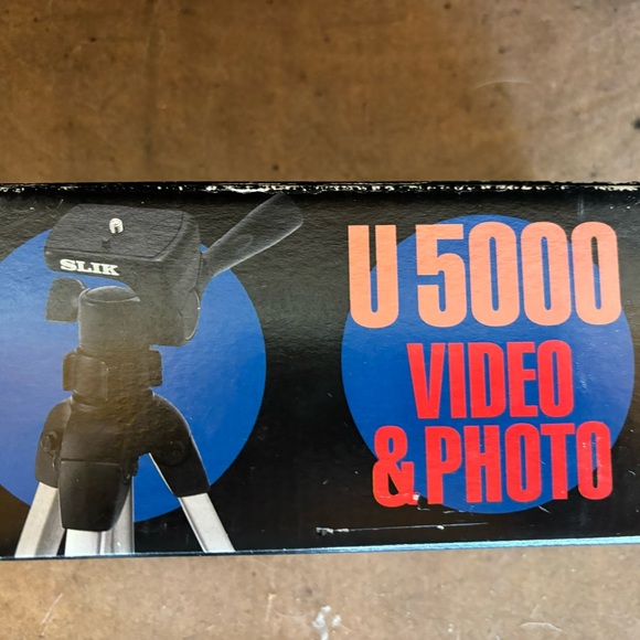 SLIK vintage open box U 5000 lightweight compact photo and video tripod - Picture 2 of 6